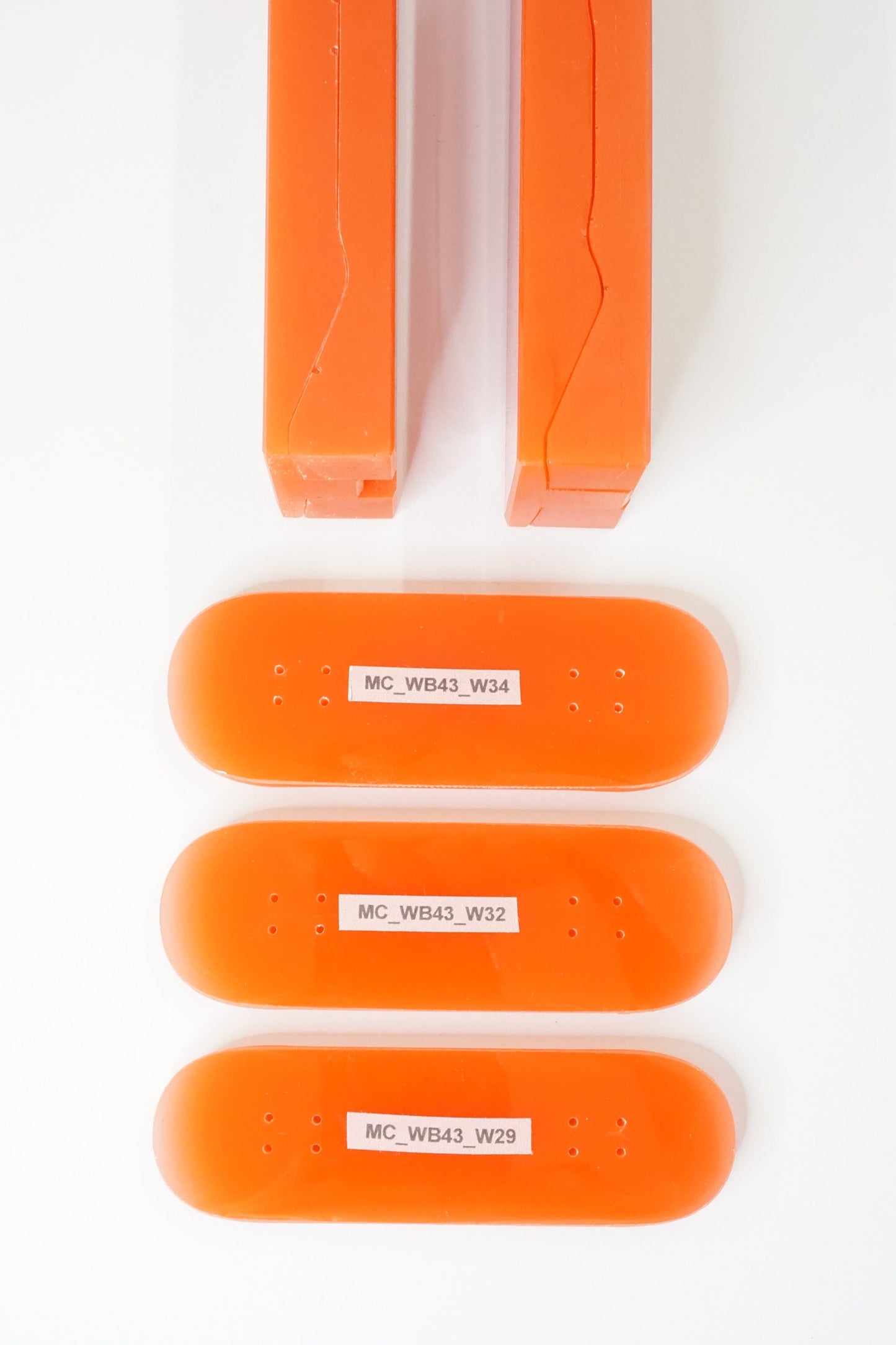 Univerque Fingerboard Template - wheelbase 43mm