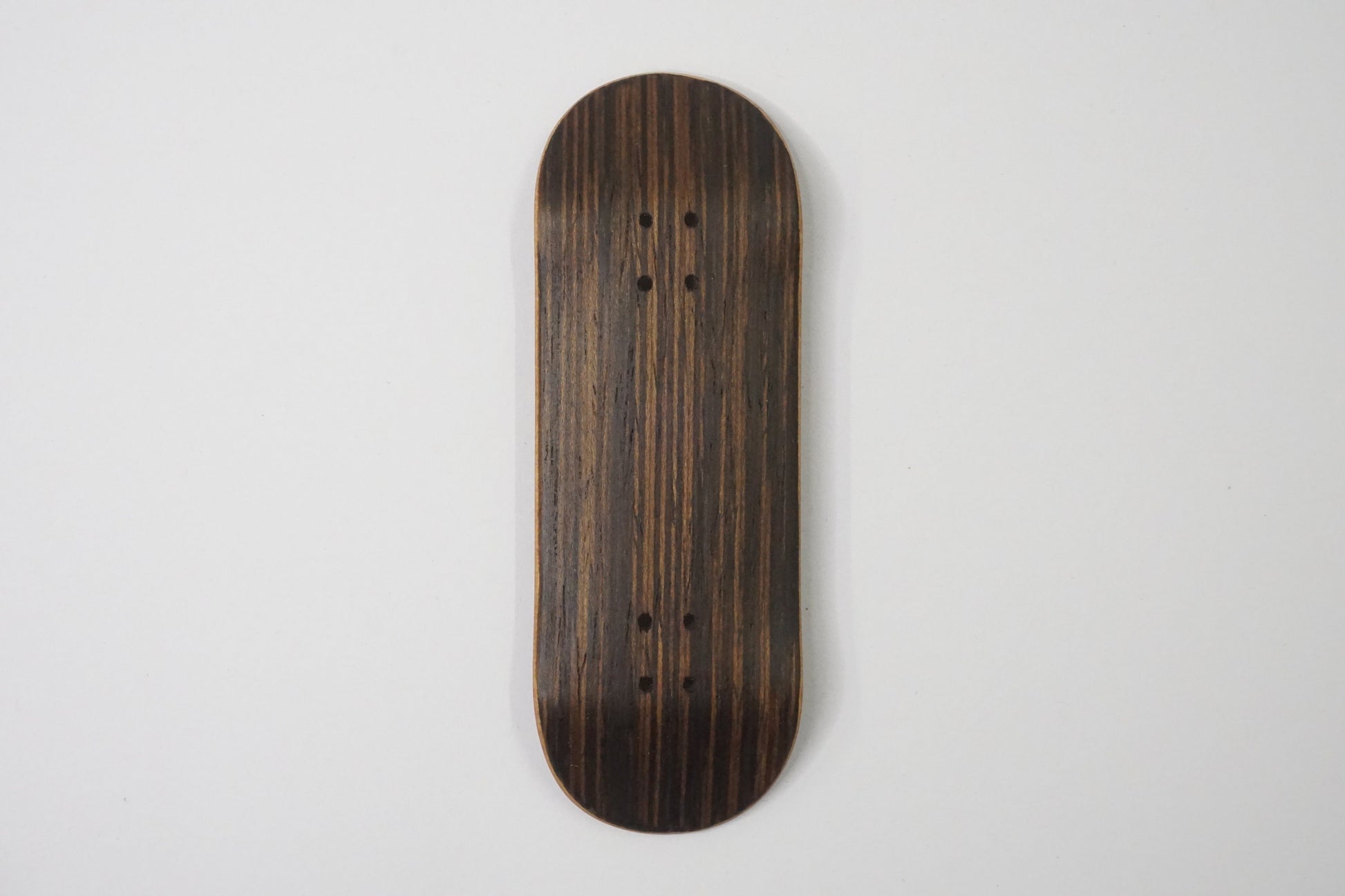 Univerque Fingerboard Deck - TraWoo Wenge Stripes 001 - mc_wb43_w34, symmetrical