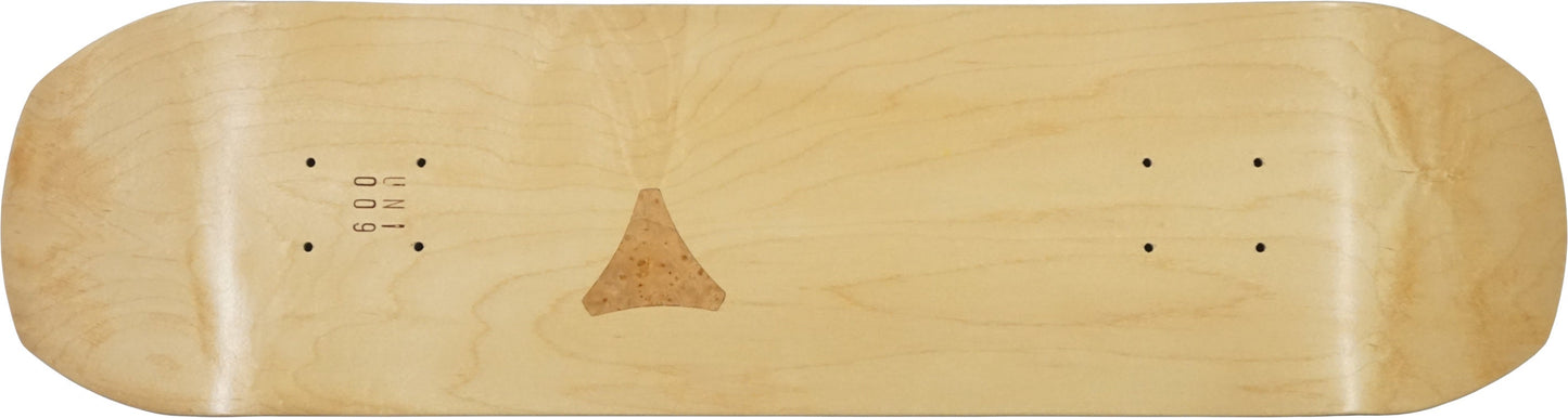 Univerque Skateboard Deck - Spatula 8.0 with inlay
