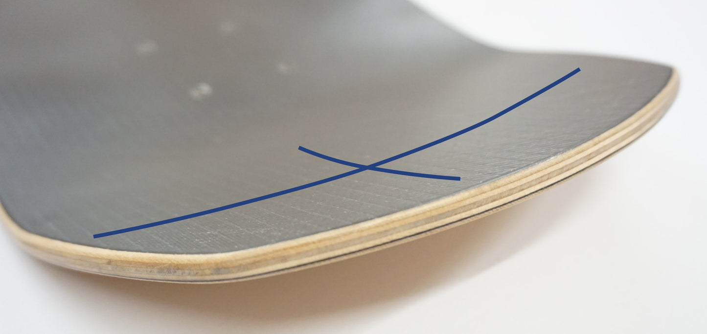 Univerque Skateboard Deck - Spatula 8.0 with inlay