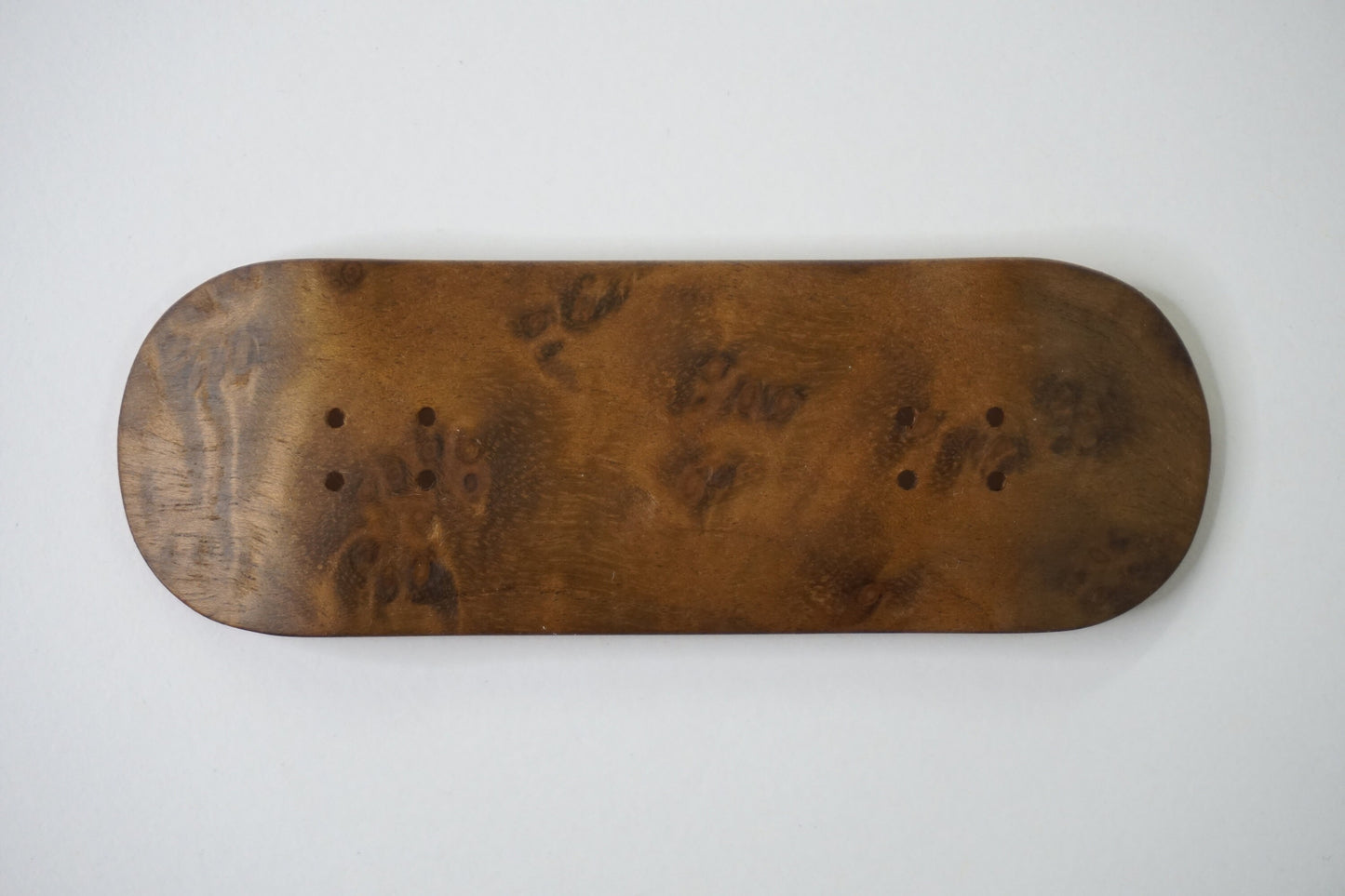 Univerque Fingerboard Deck - TraWoo Myrtle Root 002 - mc_wb43_w34, symmetrical